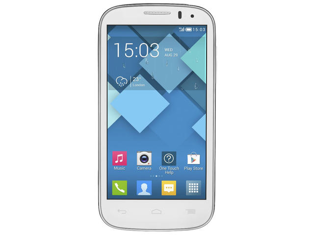 Смартфони Alcatel One Touch Pop C5 4GB, бял цвят