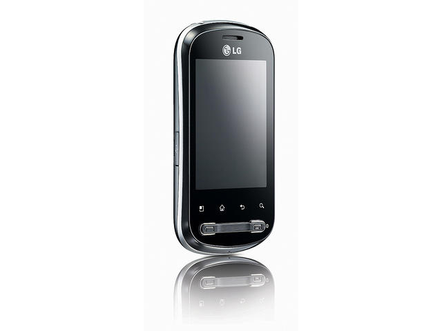 Смартфони LG Optimus ME P350 140MB, черен цвят