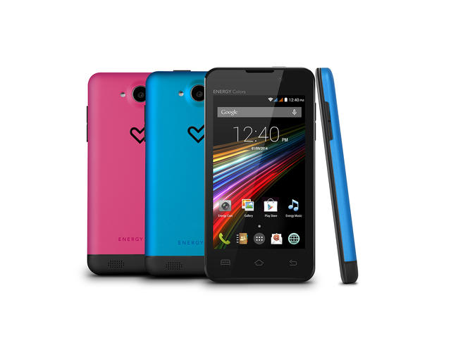Смартфони Energy Phone Colors 4GB, черен цвят