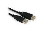Кабели и Адаптери VCom кабел USB 2.0 AM / AF черен - CU202-B-3 метра