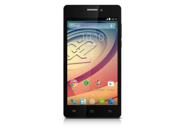 Смартфони Prestigio Wize C3 4GB, сив цвят + 750MB интернет на месец
