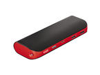 Външни батерии Hama "Pipe" Power Pack, 10400 mAh, в черно-червено