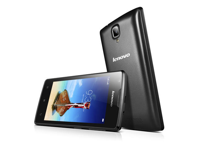 Смартфони Lenovo A1000 8GB, черен цвят + 750MB интернет на месец