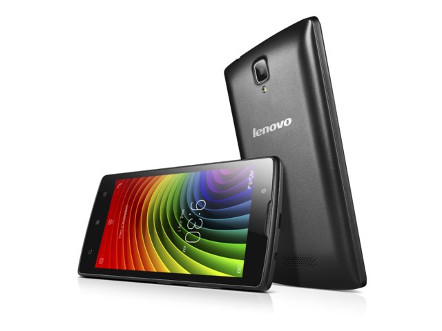Смартфони Lenovo A2010 8GB, черен цвят + 750MB интернет на месец