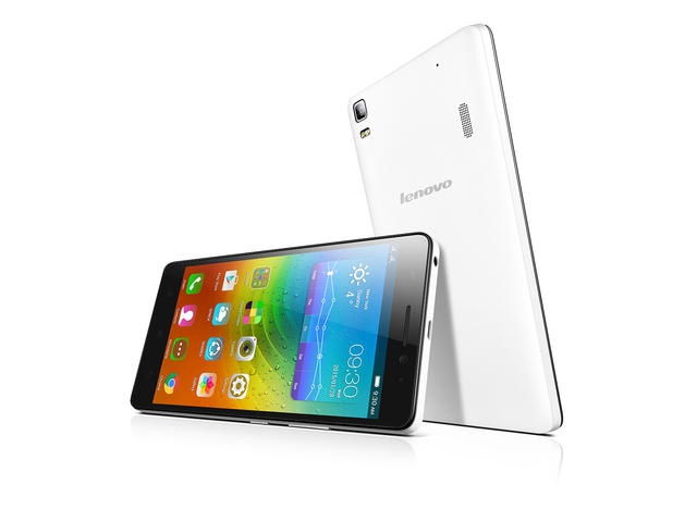 Смартфони Lenovo A7000 8GB, бял цвят + 750MB интернет на месец